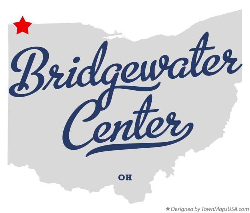 Map of Bridgewater Center Ohio OH