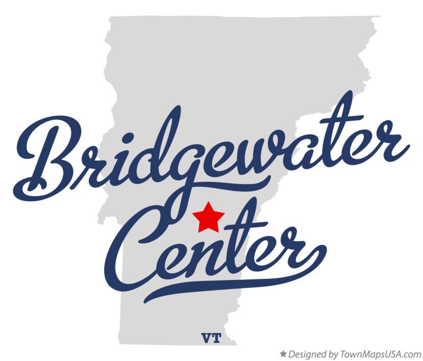 Map of Bridgewater Center Vermont VT