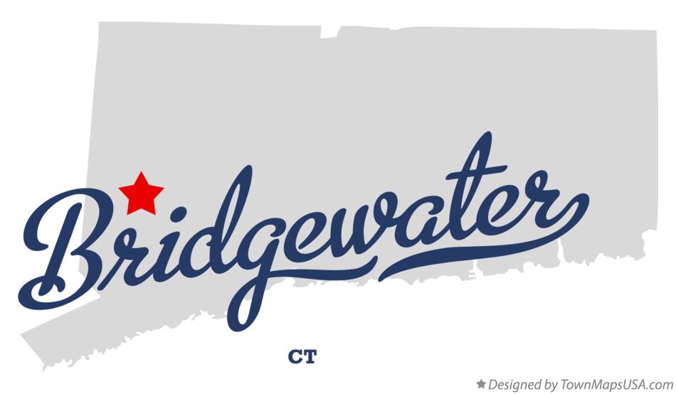 Map of Bridgewater Connecticut CT