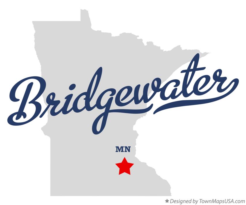 Map of Bridgewater Minnesota MN