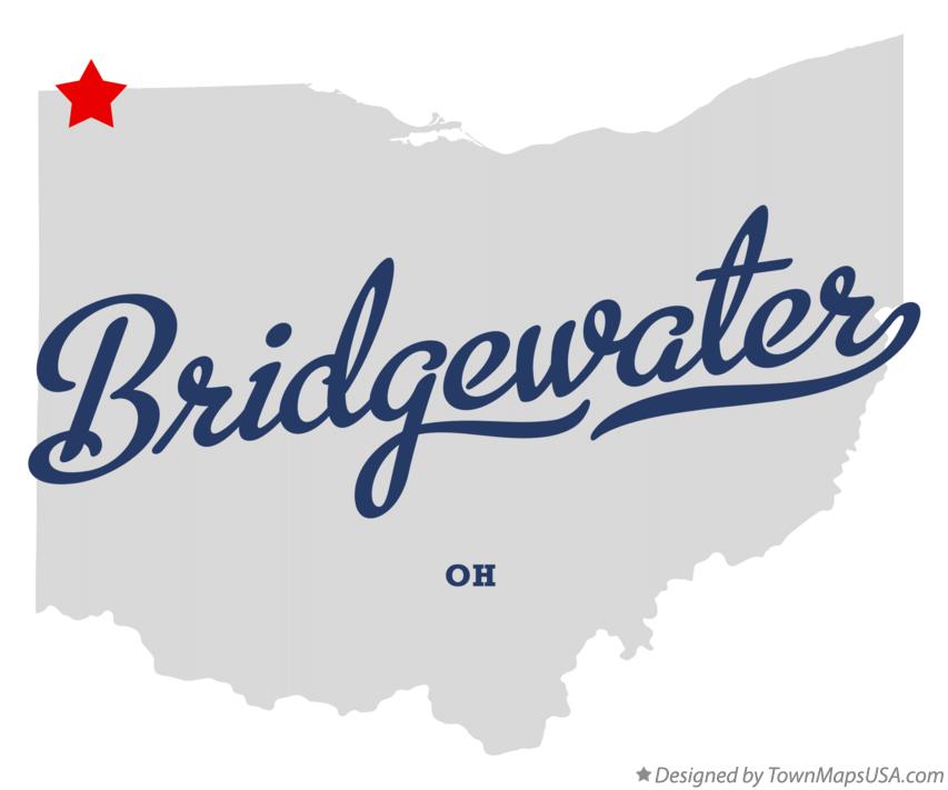 Map of Bridgewater Ohio OH