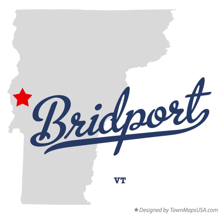 Map of Bridport Vermont VT