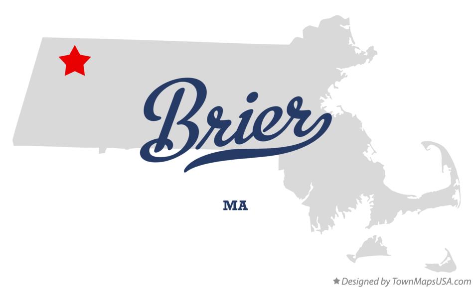 Map of Brier Massachusetts MA