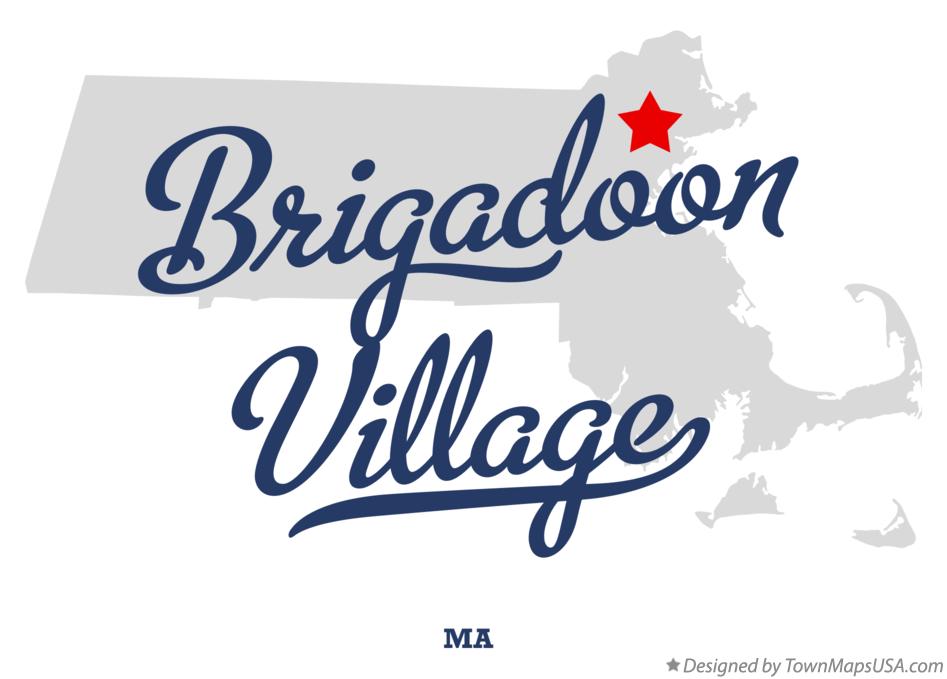 Map of Brigadoon Village Massachusetts MA