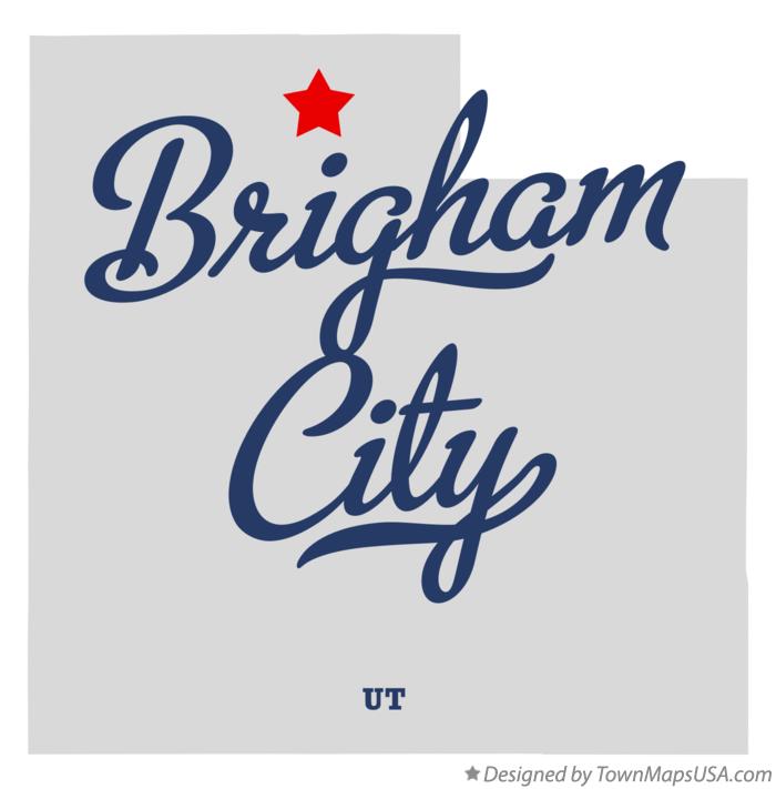 Map of Brigham City Utah UT