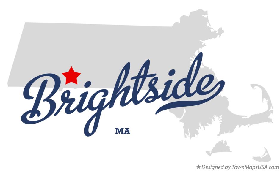 Map of Brightside Massachusetts MA