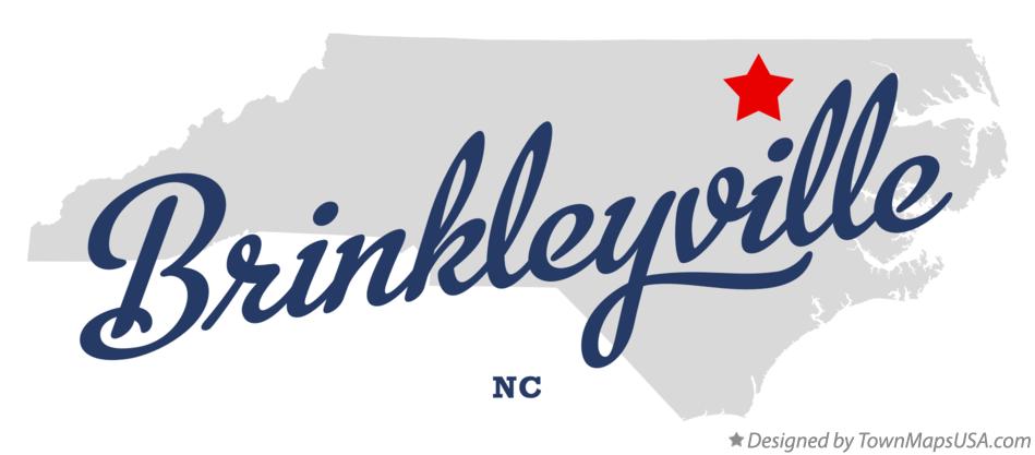 Map of Brinkleyville North Carolina NC