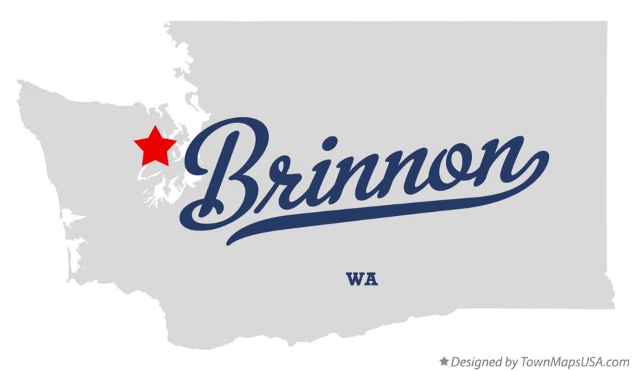 Map of Brinnon Washington WA