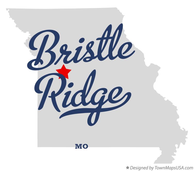 Map of Bristle Ridge Missouri MO