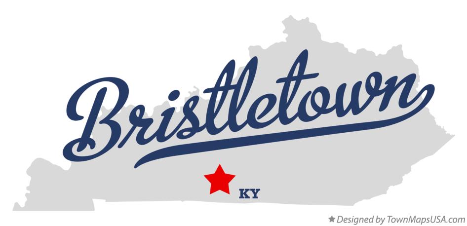Map of Bristletown Kentucky KY