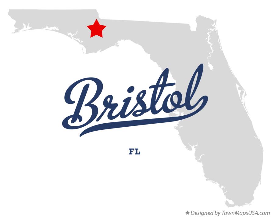 Map of Bristol Florida FL
