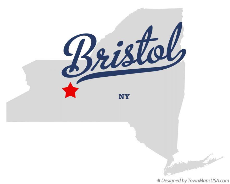 Map of Bristol New York NY