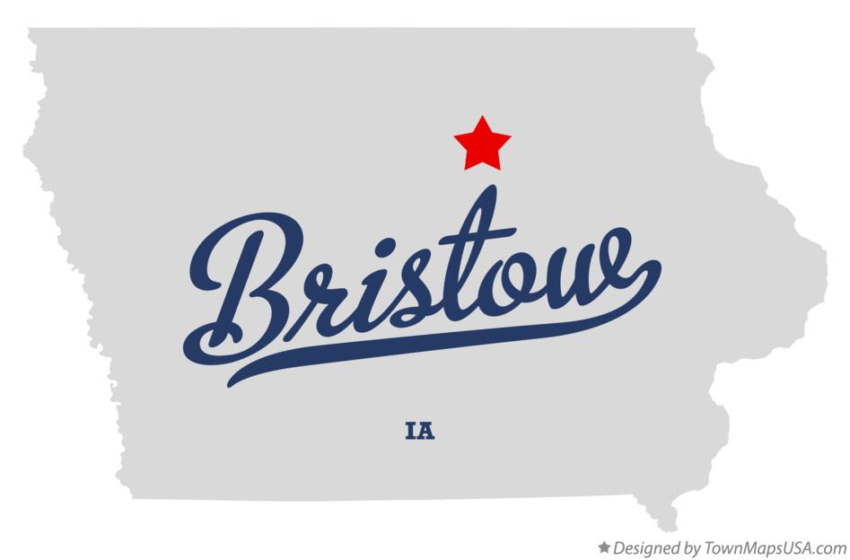 Map of Bristow Iowa IA