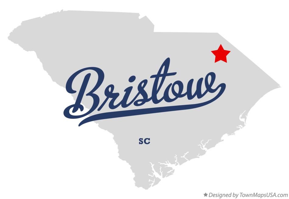 Map of Bristow South Carolina SC