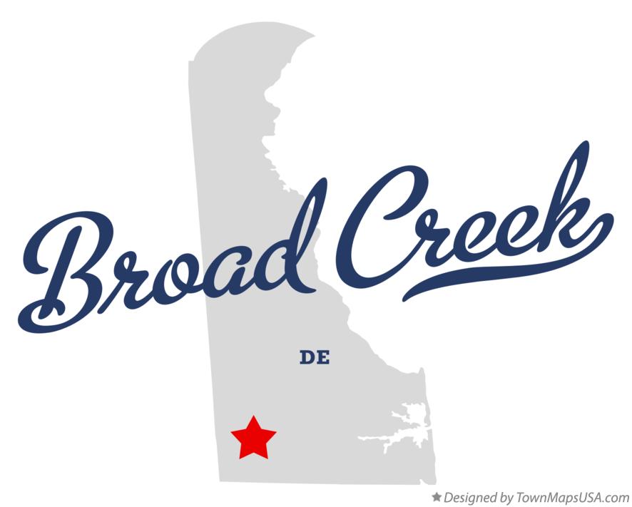 Map of Broad Creek Delaware DE