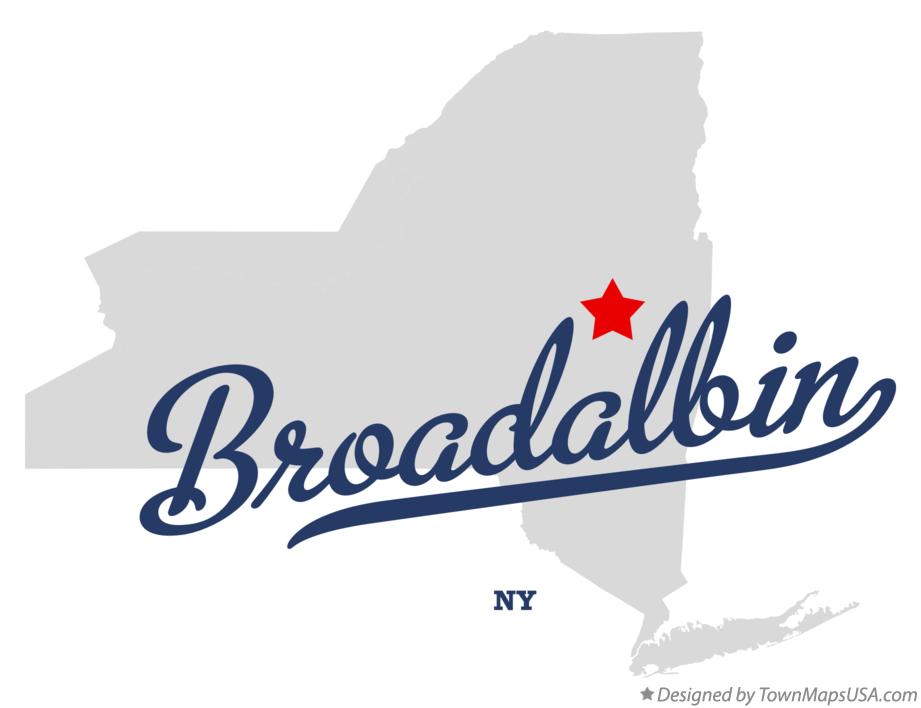 Map of Broadalbin New York NY