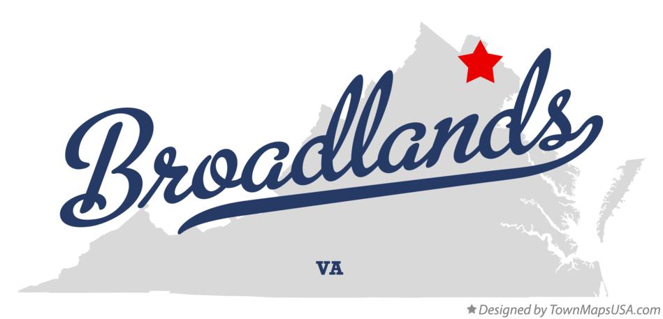 Map of Broadlands Virginia VA