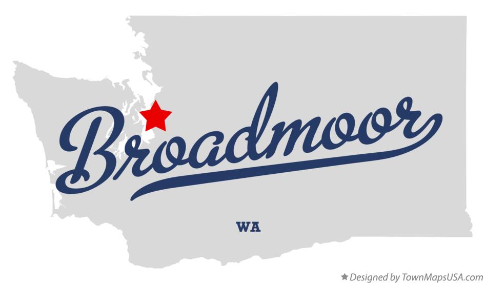 Map of Broadmoor Washington WA