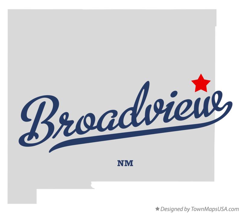 Map of Broadview New Mexico NM