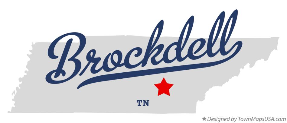Map of Brockdell Tennessee TN