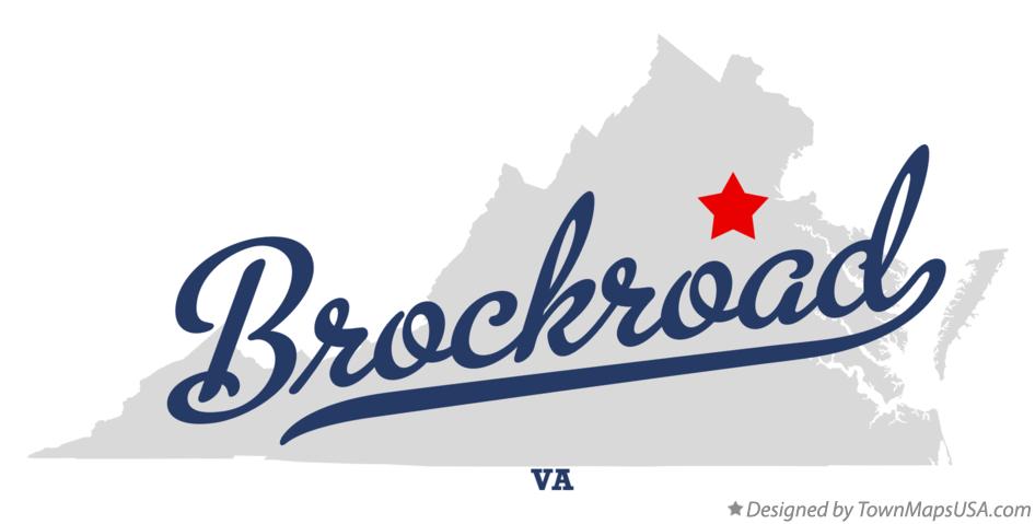 Map of Brockroad Virginia VA