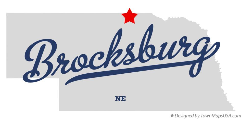 Map of Brocksburg Nebraska NE