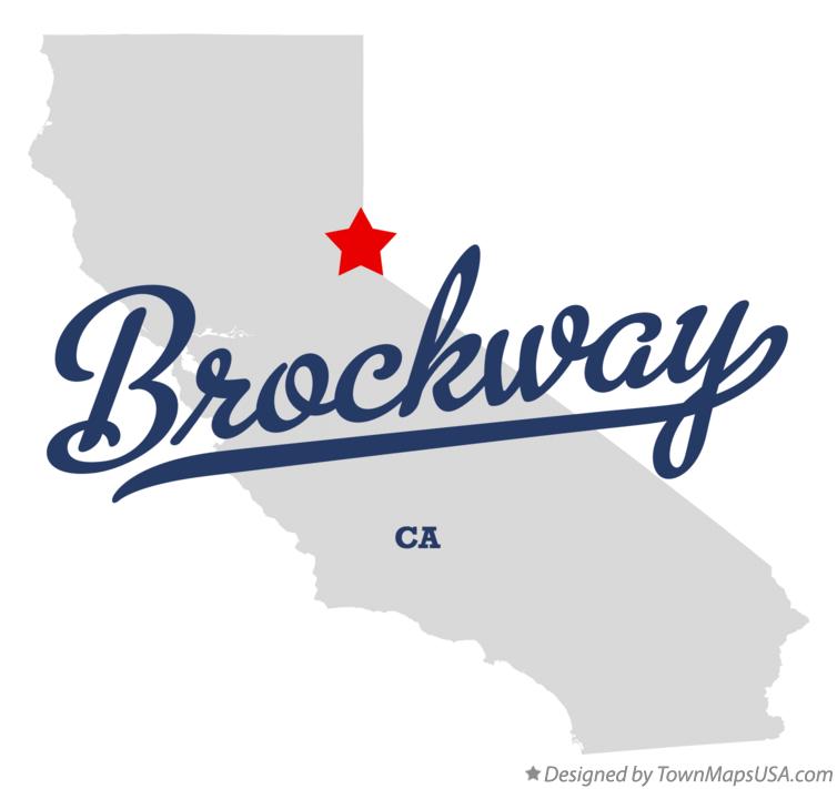 Map of Brockway California CA