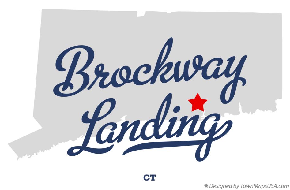 Map of Brockway Landing Connecticut CT