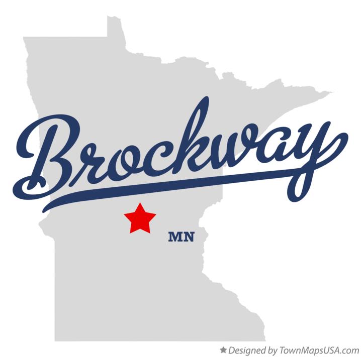 Map of Brockway Minnesota MN