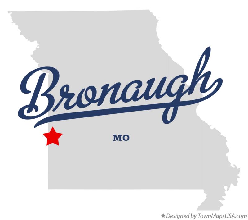Map of Bronaugh Missouri MO