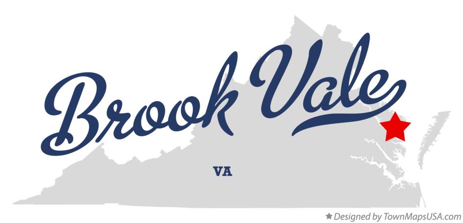 Map of Brook Vale Virginia VA