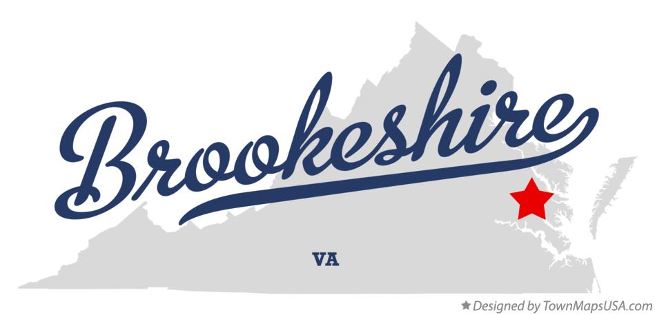 Map of Brookeshire Virginia VA