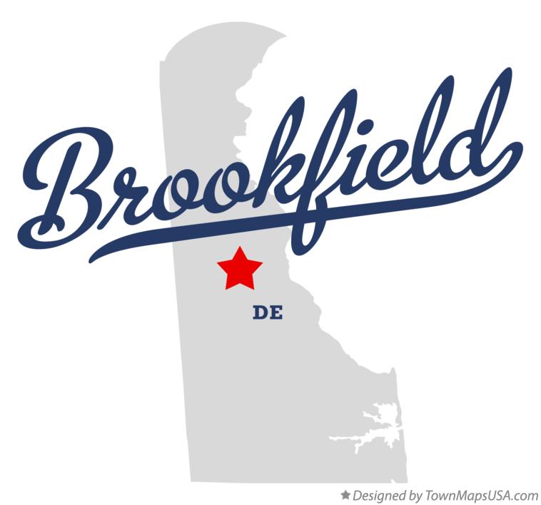 Map of Brookfield Delaware DE