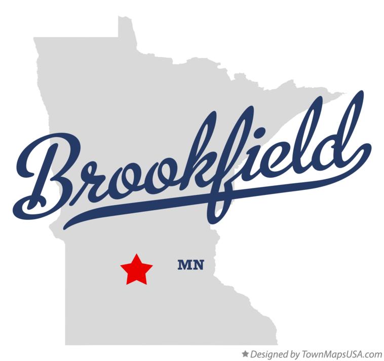 Map of Brookfield Minnesota MN