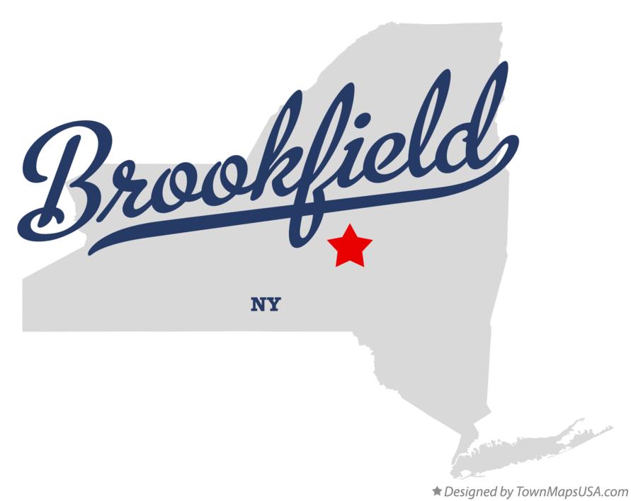 Map of Brookfield New York NY
