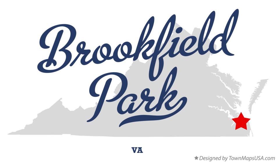 Map of Brookfield Park Virginia VA