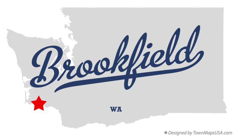 Map of Brookfield Washington WA