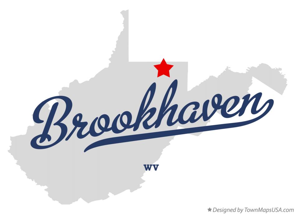 Map of Brookhaven West Virginia WV