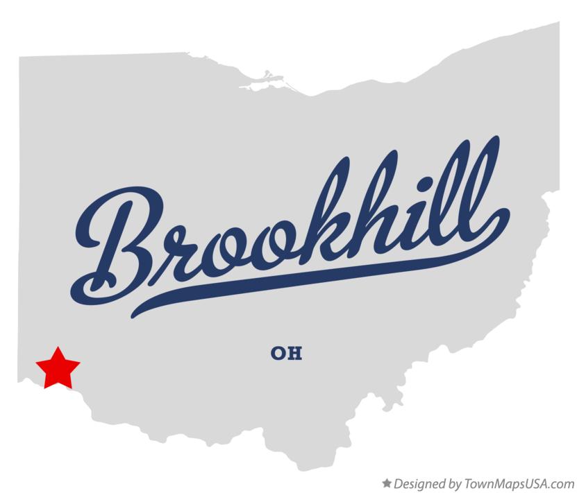 Map of Brookhill Ohio OH