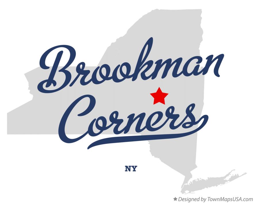 Map of Brookman Corners New York NY