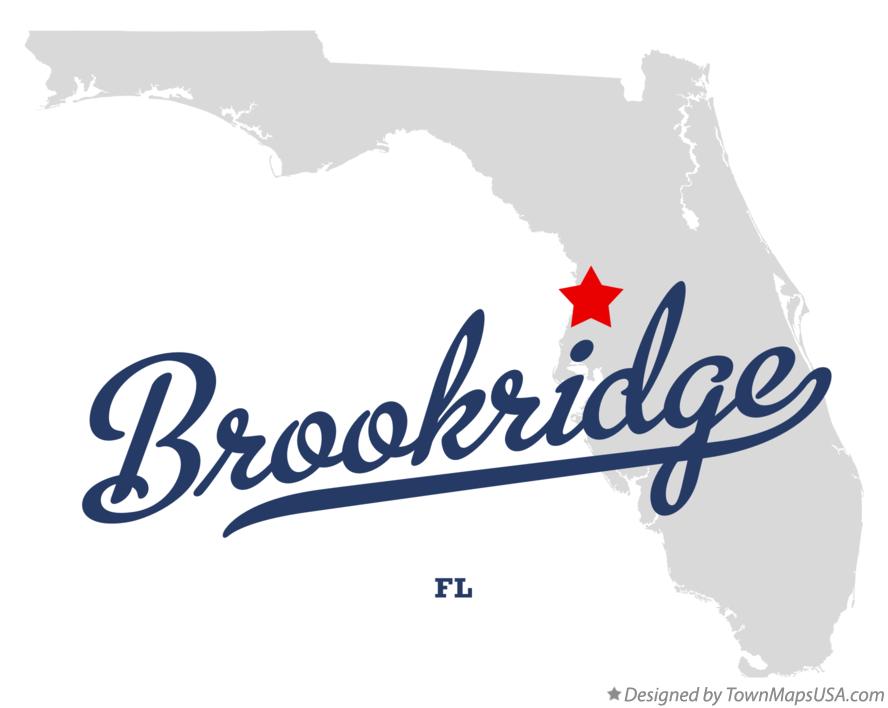 Map of Brookridge Florida FL