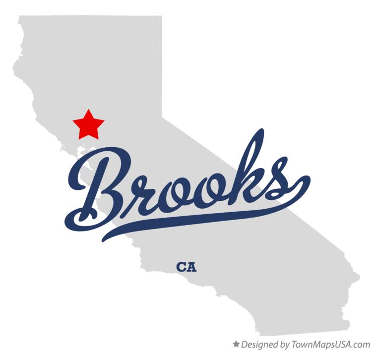 Map of Brooks California CA