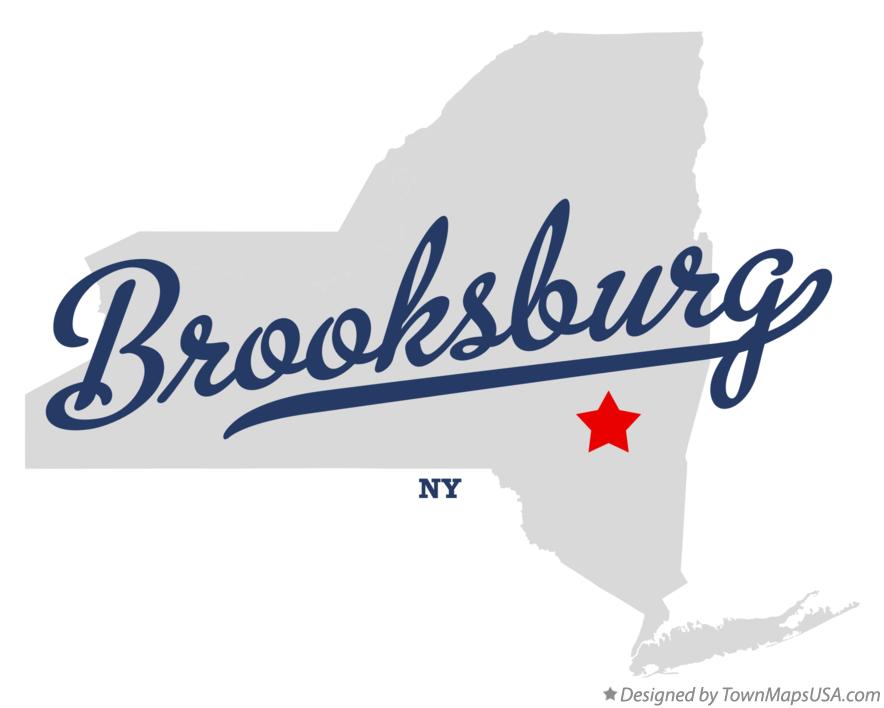 Map of Brooksburg New York NY