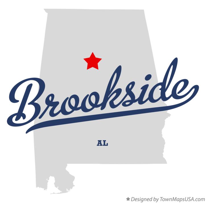Map of Brookside Alabama AL