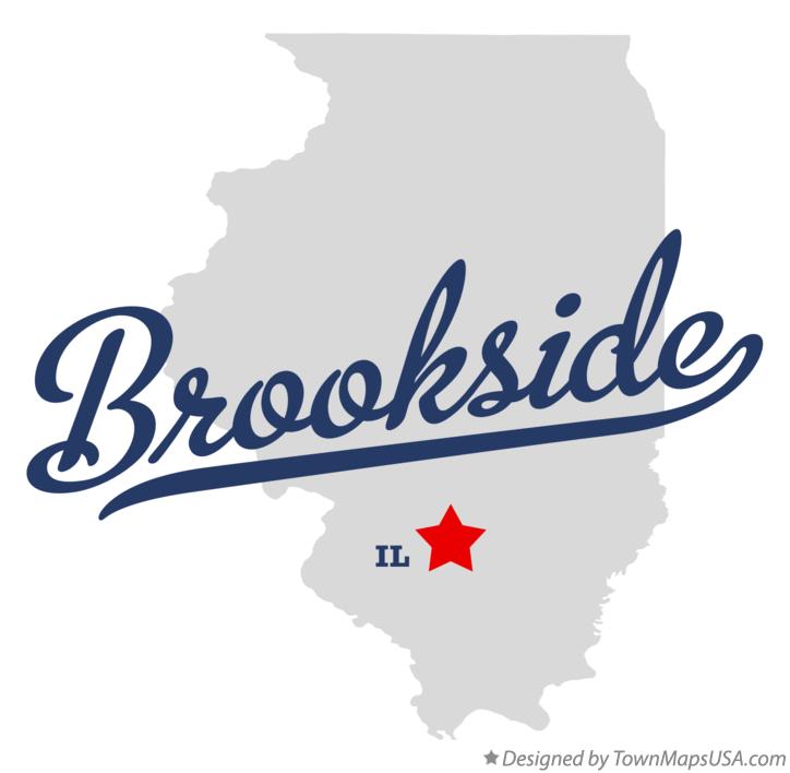 Map of Brookside Illinois IL