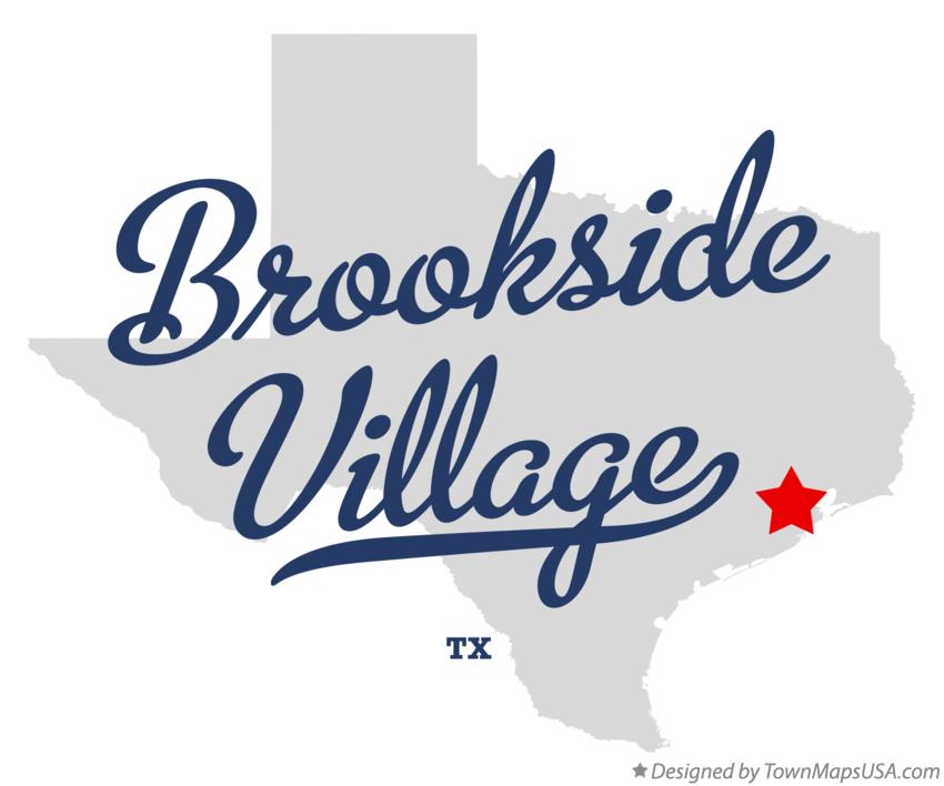Map of Brookside Village Texas TX