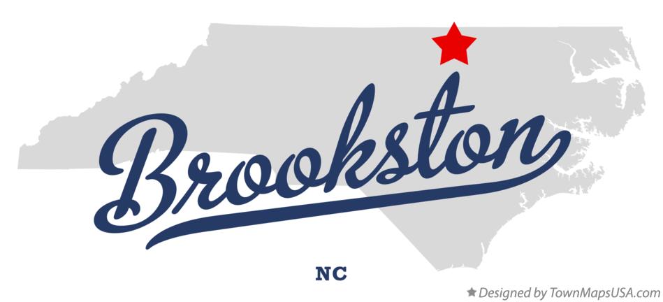 Map of Brookston North Carolina NC