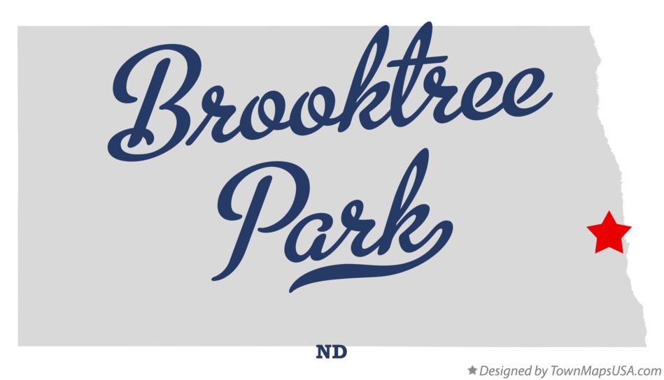 Map of Brooktree Park North Dakota ND