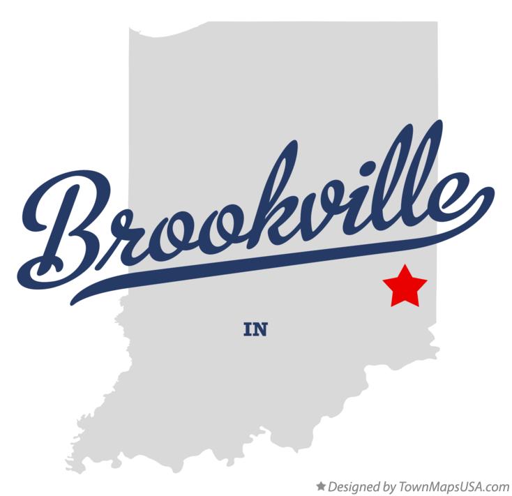 Map of Brookville Indiana IN