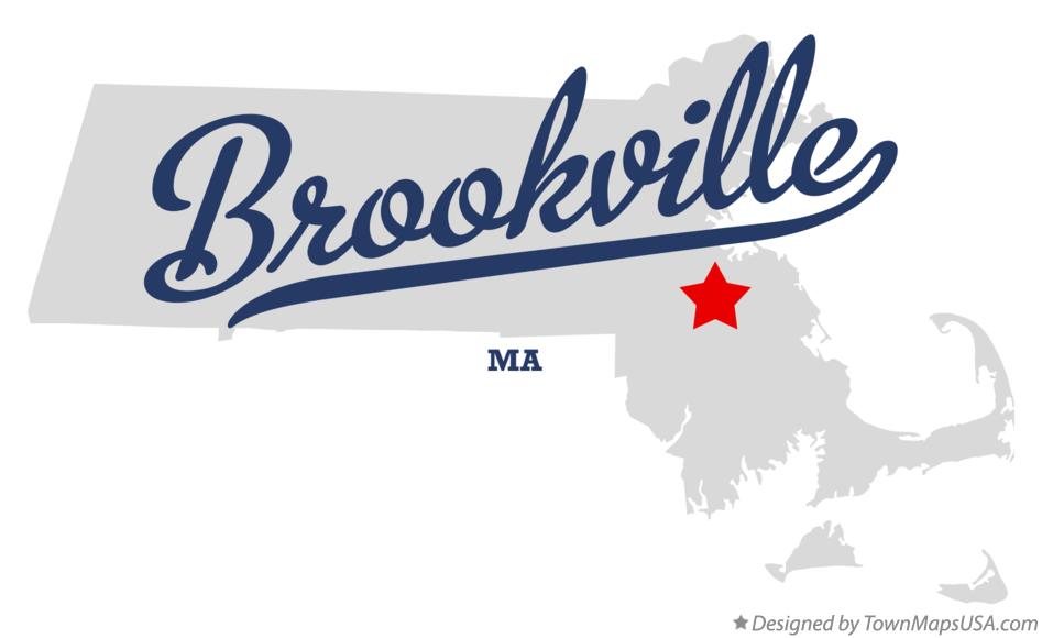 Map of Brookville Massachusetts MA